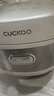 福庫（CUCKOO）韓國品牌不粘內膽多功能智能控溫24小時(shí)預約白色微壓電飯煲電飯鍋3L1-3人份 新品 CR-0695FW 曬單實(shí)拍圖