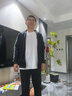 阿迪達(dá)斯運(yùn)動套裝男2025秋季跑步運(yùn)動防風(fēng)透氣夾克收腿褲兩件套 黑/白 L 曬單實(shí)拍圖