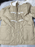 森馬（Semir）棉服女冬季仿羊羔毛馬甲牛角扣防潑水輕薄棉衣兩件套101724112008 曬單實拍圖