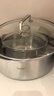 Momscook 不銹鋼火鍋 304火鍋鍋 雙耳復底 燃氣電磁爐通用 30x10.5cm火鍋 （XR3010） 30cm 曬單實(shí)拍圖