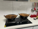 王源吉小炒鍋老式生鐵一人食1-2人用炒菜鑄鐵鍋無涂層平底小鐵鍋28cm 曬單實拍圖