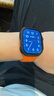 NOMAD 蘋(píng)果iwatch表帶 手表適用AppleWatch5/6/7/8/9Ultra/Ultra2運動(dòng)氟橡膠硅膠 活力橙【42/44/45/49mm】 曬單實(shí)拍圖
