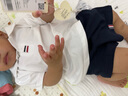 凡獵男童夏裝套裝2025新款洋氣時髦寶寶衣服兒童運(yùn)動風(fēng)polo兩件套夏季 白色 90 cm 曬單實拍圖