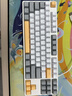 聯(lián)想（Lenovo）GK10機(jī)械鍵盤 87系列全鍵熱插拔20種背光燈效青軸茶軸 游戲辦公電腦鍵盤適用于拯救者y7000 y9000p 灰白橙 青軸【游戲辦公兼容】 曬單實(shí)拍圖