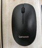 聯(lián)想（Lenovo）無(wú)線(xiàn)鼠標 辦公鼠標便攜鼠標 筆記本鼠標 電腦鼠標 M26黑 帶無(wú)線(xiàn)2.4G接收器 曬單實(shí)拍圖