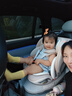 Heekin引領(lǐng)者兒童安全座椅汽車用0-12歲嬰兒寶寶車載可坐躺智能通風(fēng)加熱 香檳金MAX(加配+全罩式遮陽棚) 曬單實拍圖