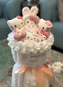 Hellokitty花束玩偶生日禮物kt貓咪卡通公仔畢業(yè)送朋友閨蜜女生 凱蒂貓L款+禮袋+賀卡 曬單實(shí)拍圖