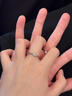 BREZ心動(dòng)信號S999情侶對戒純銀開(kāi)口可調節戒指生日情人節禮物送男女友 999心動(dòng)信號對戒情侶一對 活口可調節 曬單實(shí)拍圖