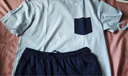 京東京造10A抗菌純棉睡衣男短袖套裝25春夏情侶家居服藍2XL 曬單實(shí)拍圖