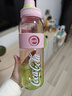 格米（germ）可口可樂(lè )夏季塑料杯帶吸管耐高溫大容量運動(dòng)水杯700ML抹綠 曬單實(shí)拍圖