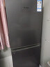 榮事達（Royalstar）166升小冰箱小型家用出租房辦公室宿舍雙開(kāi)門(mén)兩門(mén)雙門(mén)二門(mén)電冰箱節能省電低音鈦深灰色R166 曬單實(shí)拍圖
