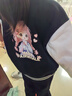 馬克華菲女童棒球服套裝2025春秋款休閑外套女孩學(xué)院風(fēng)外套兒童洋氣褲子 mF辮女孩黑+mF辮女孩K黑 140 曬單實(shí)拍圖