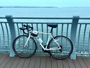 喜德盛公路自行車(chē)RC200/RC160入門(mén)休閑14速變速鋁合金車(chē)架公路車(chē) 25款RC200 白/灰 700C*510（建議身高175-185） 曬單實(shí)拍圖