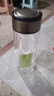 【?京東物流配送】高硼硅雙層玻璃杯大容量泡茶杯水杯子茶水分離 【雙層加厚】茶杯 350ml 1只 曬單實(shí)拍圖