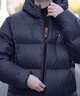駱駝（CAMEL）熾云羽絨服男女冬季連帽防潑防風(fēng)鴨絨保暖情侶面包服 M34CR07674B 曬單實(shí)拍圖