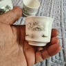 盛天下盛天下陶瓷酒壺溫酒景德鎮燙酒壺暖酒器中式分酒器二兩半斤裝酒盅 雪景-葫蘆1壺2杯-半斤裝 曬單實(shí)拍圖