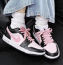 耐克（NIKE）球鞋定制AirJordan1AJ1蒸汽木偶霧野櫻花低幫女子籃球鞋 AJ1霧野櫻花 定制款不支持退換  37.5 全新 假一賠三 曬單實(shí)拍圖