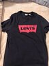 Levi's 李維斯童裝男童純棉短袖T恤夏季兒童針織舒適休閑上衣 正黑色 130 /64 【建議身高116-122cm】 曬單實(shí)拍圖