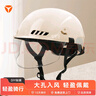 雅迪（yadea）電動(dòng)車(chē)頭盔新國標3c認證A類(lèi)電動(dòng)摩托自行車(chē)四季男女通用輕便式 曬單實(shí)拍圖