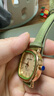 Dickies手表女士輕奢小眾高級感復古皮革石英手表送女生日禮物CL-667綠色 曬單實(shí)拍圖