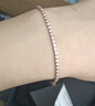 丹尼爾惠靈頓（DanielWellington）DW手鏈女星光網(wǎng)球玫瑰金情侶手鏈七夕情人節(jié)禮物送女友DW00400387 曬單實(shí)拍圖
