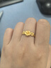 周生生黃金戒指 心花怒放足金素圈戒指開(kāi)口戒27942R計價(jià) 2.85克 曬單實(shí)拍圖