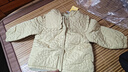 巴拉巴拉兒童棉服嬰兒棉襖冬裝保暖女童棉衣保暖甜美法式 卡其色-花朵絎縫-50632 90 曬單實(shí)拍圖