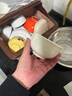 舍里可愛(ài)4.5英寸陶瓷米飯碗高顏值卡通可愛(ài)兒童吃飯碗一人一碗2只裝 曬單實(shí)拍圖