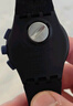 斯沃琪（Swatch）瑞士手表 黑藍輕舟 三眼計時(shí)開(kāi)學(xué)禮物考試表石英時(shí)尚腕表 SUSB406 曬單實(shí)拍圖