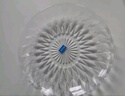 Ocean透明玻璃盤子家用餐具鉆石水果盤小吃盤 大號(口徑22.5cm)【6只裝】 9英寸 曬單實拍圖
