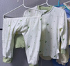婧麒（JOYNCLEON）新生嬰兒衣服純棉男女寶寶秋冬睡衣分體打底內衣套裝 Jyf153023 曬單實(shí)拍圖