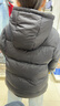 雪中飛兒童羽絨服男女童裝新款秋冬季加厚保暖外套百搭面包服 黑色 150 曬單實拍圖