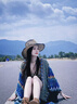 桑咻披肩女云南麗江民族風(fēng)藍(lán)色旅游外搭氛圍感時尚披風(fēng)斗篷針織圍巾女孔雀藍(lán)125*90cm 曬單實(shí)拍圖
