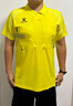 卡爾美（KELME）足球裁判服套裝新款短袖POLO運動套裝短袖POLO專業(yè)比賽服 黃色 L 曬單實拍圖
