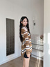 柯帛泳衣女款分體三件套罩衫冬季泡溫泉顯瘦顯腿長(cháng)海邊度假2025年新款 黃色 M （建議體重90-100斤） 曬單實(shí)拍圖
