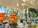 CAMEL露營(yíng)手推車(chē)小拉車(chē)營(yíng)地車(chē)買(mǎi)菜車(chē)溜娃車(chē)遛狗車(chē)兒童可躺拉桿拖家用 曬單實(shí)拍圖