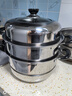 蘇泊爾（SUPOR）304不銹鋼雙層復底湯鍋蒸鍋家用可視高拱蓋多功能燃氣電磁爐通用 【2-4人】304不銹鋼-雙層- 26cm 曬單實(shí)拍圖