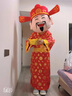 綴櫻財神爺人偶服裝定制吉祥物卡通人偶服新年表演服年會(huì )人偶裝玩偶服 財字財神【送元寶 紅帽子】 M 176-185c 曬單實(shí)拍圖