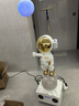 景扇K歌太空人宇航員電視柜旁大型落地擺件客廳裝飾品輕奢喬遷禮品 K歌-炫彩律動太空人-白金 小度音響款 曬單實拍圖