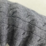 詩(shī)凡黎（'SEIFINI）【孟子義同款】詩(shī)凡黎刺繡絞花針織開衫25秋新款軟糯舒適老錢毛衣 【開衫】灰色 L 曬單實(shí)拍圖