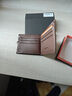 老人頭男士錢(qián)包短款商務(wù)頭層牛皮橫款兩折票夾多卡位錢(qián)夾生日禮物 曬單實(shí)拍圖