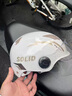 SAIMENG摩托車(chē)頭盔男女士夏季半盔四季通用電瓶車(chē)頭盔 L001夏款卡其杏(SOLID) 曬單實(shí)拍圖