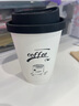 特美居（temeiju）紙杯一次性杯子咖啡杯帶蓋豆漿杯雙層中空杯熱飲杯400ml*50套 曬單實(shí)拍圖
