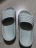 1號會(huì )員店（One's Member）抗菌防滑時(shí)尚軟彈厚底休閑室內外拖鞋 牛油果綠  35-36  曬單實(shí)拍圖