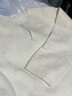 致知 絳都春 水滴領(lǐng)羊絨拉毛毛衫女柔感慵懶風(fēng)25年冬季 雅白 M 曬單實(shí)拍圖
