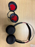 貓倫適用繽特力Plantronics UC B825耳機套Poly 8225耳機保護套FOCUS 2耳罩c5210 c5220t 4220CD海綿套 【皮套】黑色打孔紅網(wǎng)一對 曬單實(shí)拍圖