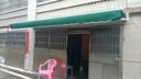 固霸伸縮式屋檐遮陽(yáng)遮雨棚手搖家用折疊庭院遮陽(yáng)蓬戶(hù)外電動(dòng)防雨遮陽(yáng)棚 至尊版（靠墻3米伸縮2.5米） 手搖桿款 曬單實(shí)拍圖