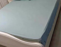 紅豆冰絲床笠180x200夏季家用床套罩床笠罩全包床笠150x200床墊保護套 冰絲-貝拉-梵星藍 【可以裸睡】 150cm*200cm 【床笠單件】 曬單實(shí)拍圖