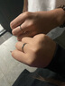 ALLOVE莫比烏斯情侶戒指男女款求婚銀對戒生日禮物送女友老婆結婚紀念日 曬單實(shí)拍圖