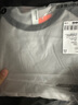 蕉內(nèi)（Bananain）熱皮501++女士打底衫保暖內(nèi)搭洋氣莫代爾可外穿上衣長(zhǎng)袖T恤25秋冬 【圓領(lǐng)】黑色中麻灰拼色 L 曬單實(shí)拍圖